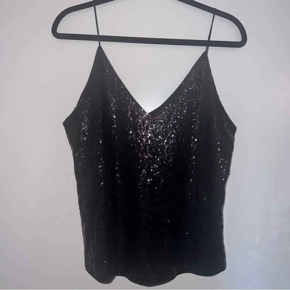 Black Sequin/Glitter Camisole